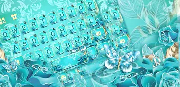 Teclado Blue Rose Butterfly