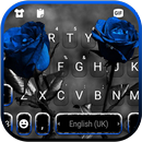 Hình nền bàn phím Blue Roses APK