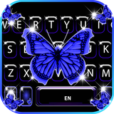 Fundo do Teclado Blue Shiny Bu ícone