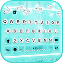 Фон клавиатуры Blue Shine Diam APK