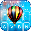 Blue Sky Hot Balloon Klavye Te