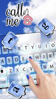 خلفية الكيبورد Blue Sky Live تصوير الشاشة 2