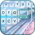Blue Sky Keyboard Background