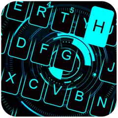 Blue Tech Keyboard Theme APK 下載