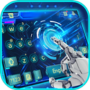 Blue Tech 3D Teclado APK