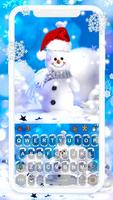 Theme Blue Christmas poster