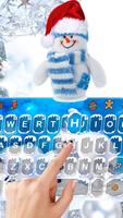 Tema Keyboard Blue Christmas1 imagem de tela 1