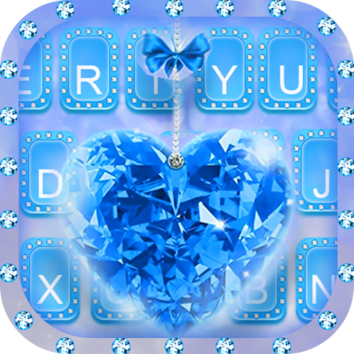 Тема для клавиатуры Blue Diamo