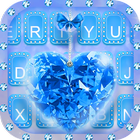 ikon Tema Keyboard Blue Diamond