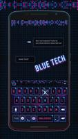 Blue Tech Thème Affiche