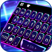 Fond de clavier Blue 3D Tech