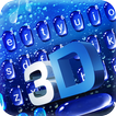 Thème de clavier Blue 3d Water