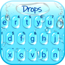 Tema Keyboard Blue 3d Waterdro APK