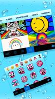 Blue 3d Waterdrops Keyboard Th screenshot 3
