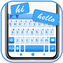 Blue Chats Klavye Arkaplanı APK