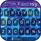 Fond de clavier Blue Fantasy icône