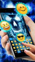 Тема для клавиатуры Blueskull скриншот 2