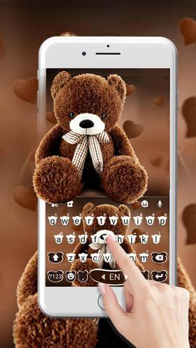 ثيم لوحة المفاتيح Brown Teddybear For Android Apk Download