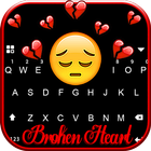 Teclado Broken Heart Emoji ícone