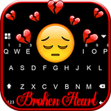 Broken Heart Emoji keyboard