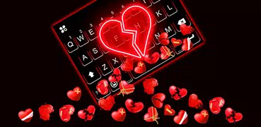 Broken Hearts Gravity Keyboard