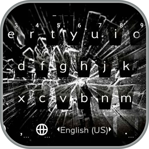 Brokenglass 主題鍵盤