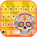 Fundo do Teclado Brazil Music Skull APK