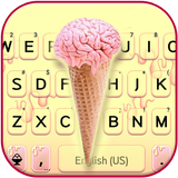 Фон клавиатуры Brain Ice Cream иконка