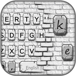 Brick Wall Keyboard Background
