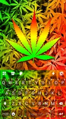 Bright Neon Weed Keyboard Back APK download