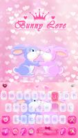 Bunny Love Teclado Poster