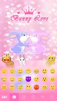 Bunny Love Teclado captura de pantalla 1