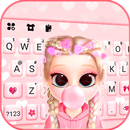 Hình nền bàn phím Bubble Gum D APK