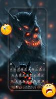 ثيم لوحة المفاتيح Burning Evil تصوير الشاشة 1