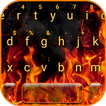 خلفية الكيبورد Burning Fire