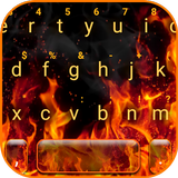 خلفية الكيبورد Burning Fire أيقونة