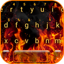 Hình nền bàn phím Burning Fire APK