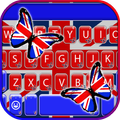Butterfly British Flag Keyboar