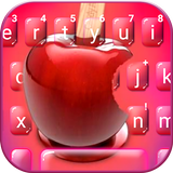 ثيم لوحة المفاتيح Candy Red Ap أيقونة