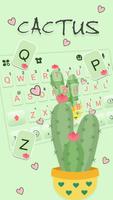 خلفية الكيبورد Cactus Love تصوير الشاشة 1