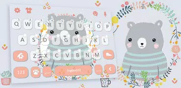 Cartoon Bear キーボード