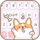 Bàn phím Cartoon Corgi Puppy biểu tượng