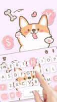 Bàn phím Cartoon Corgi Puppy ảnh chụp màn hình 1