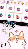 Bàn phím Cartoon Corgi Puppy ảnh chụp màn hình 2