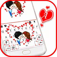 Cute Couple Hearts Theme APK download