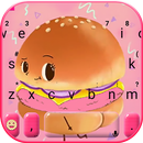 Cartoon Funny Hamburger Tema de teclado APK