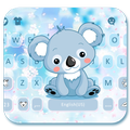 Cartoon Koala Keyboard Theme