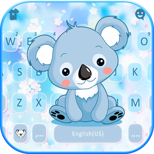 Cartoon Koala Teclado