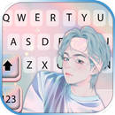 Cartoon Kpop Boy Keyboard Back APK