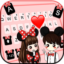 Fond de clavier Cartoon Love B APK